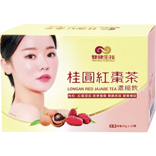 生技食品 雙健生技 桂圓紅棗濃縮飲(20mlx12顆)