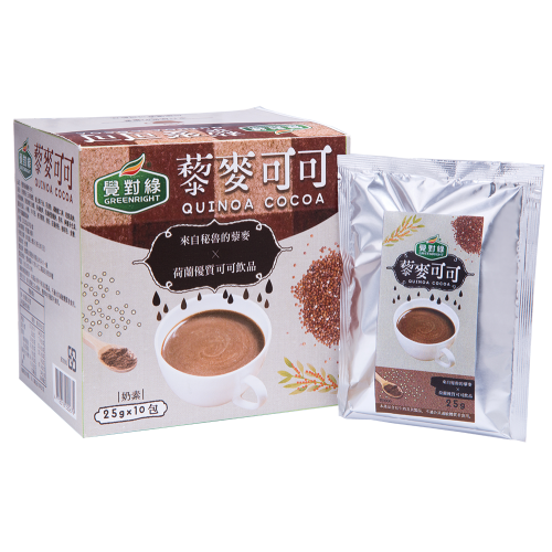 生技食品 覺對綠 黎麥可可機能即溶沖泡飲品(25gx10入)